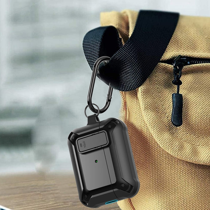 Estuche de silicona para auriculares inalámbricos Bumblebee con interruptor y orificio para cordón