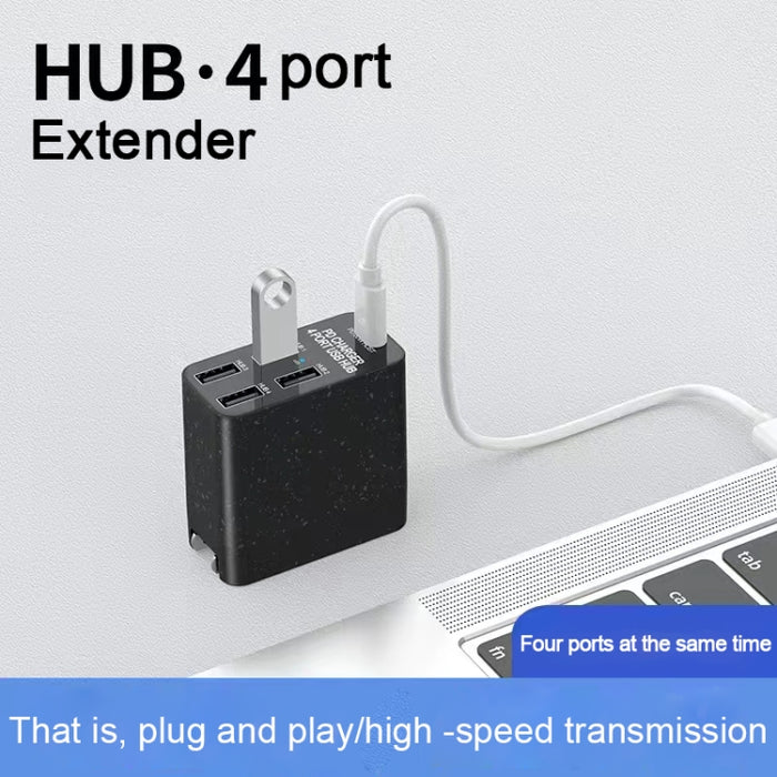 X83 65W Salida USB-C / Type-C + 4 puertos USB HUB PD Cargador, enchufe de EE. UU.