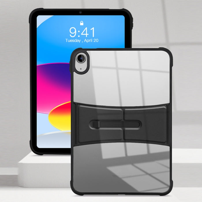 Funda protectora transparente de acrílico TPU para tableta con soporte