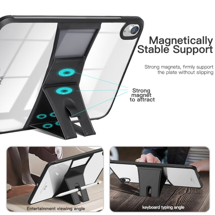 Funda protectora transparente de acrílico TPU para tableta con soporte