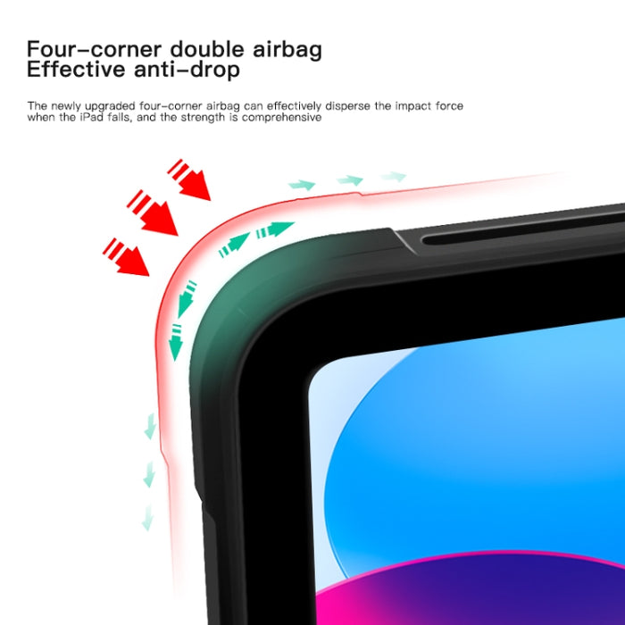 Funda protectora transparente de acrílico TPU para tableta con soporte