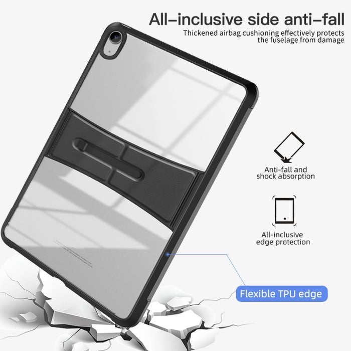 Funda protectora transparente de acrílico TPU para tableta con soporte