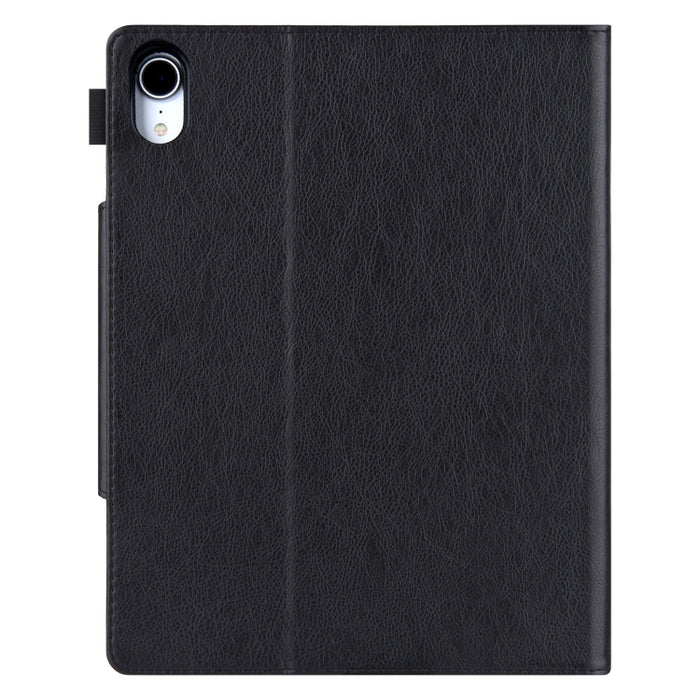 Estuche para tableta inteligente de cuero con hebilla de metal de color sólido