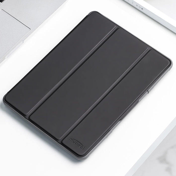 Mutural PC + TPU Funda de cuero a prueba de golpes para tableta