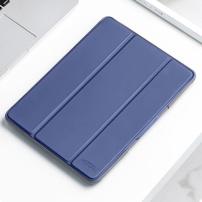 Mutural PC + TPU Funda de cuero a prueba de golpes para tableta