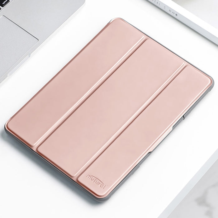 Mutural PC + TPU Funda de cuero a prueba de golpes para tableta