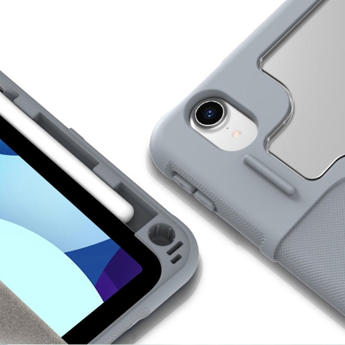 Mutural PC + TPU Funda de cuero a prueba de golpes para tableta