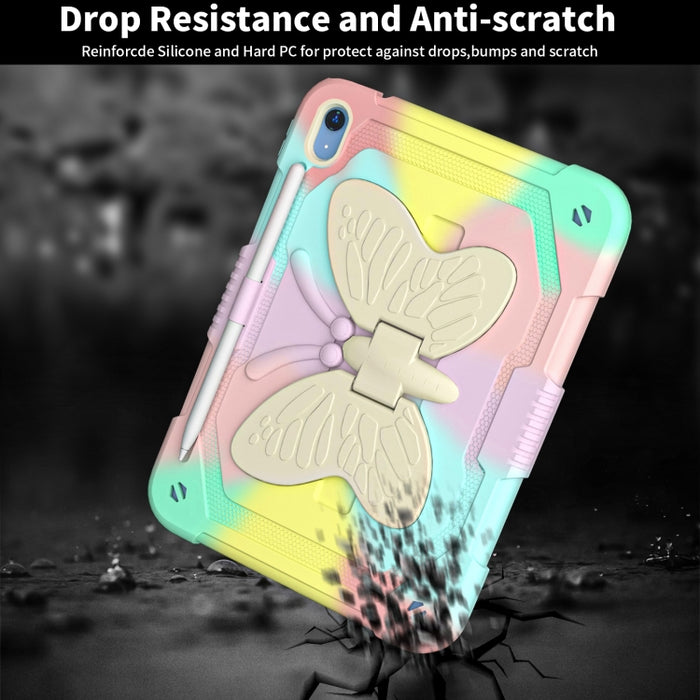 Estuche para tableta resistente y resistente con soporte de mariposa