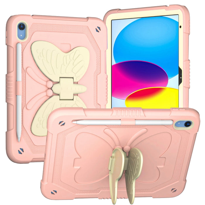 Estuche para tableta resistente y resistente con soporte de mariposa