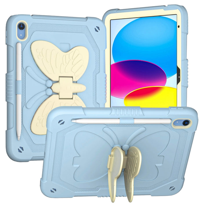 Estuche para tableta resistente y resistente con soporte de mariposa