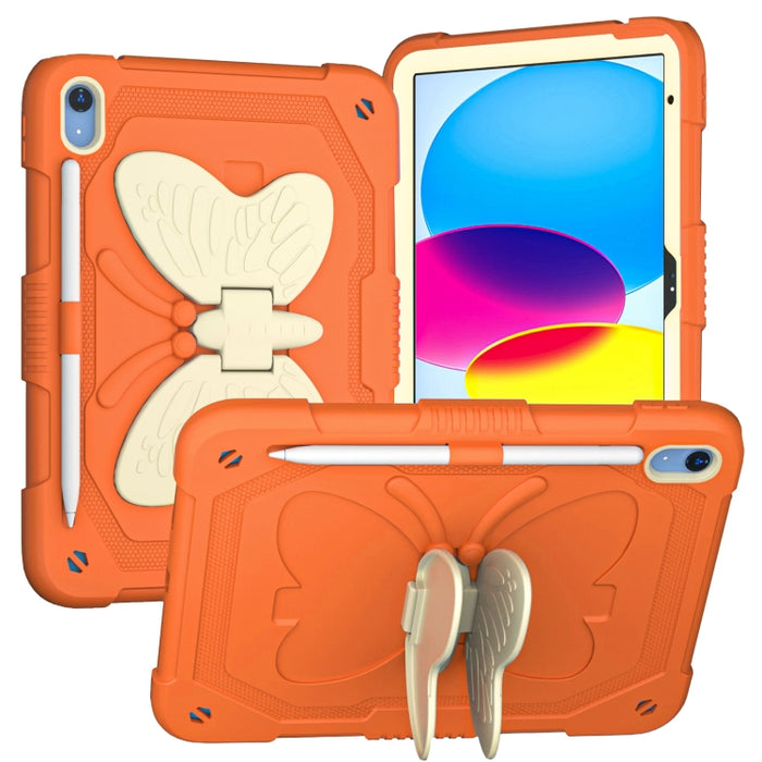 Estuche para tableta resistente y resistente con soporte de mariposa