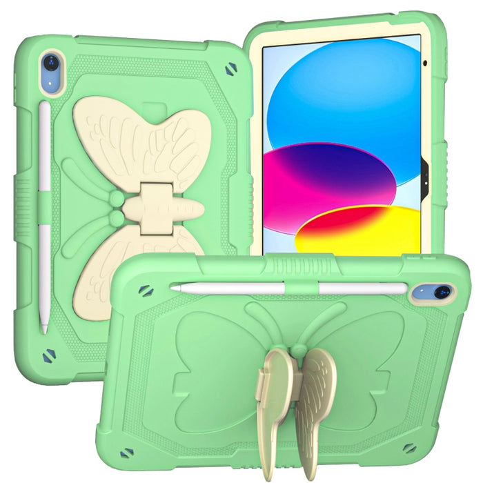 Estuche para tableta resistente y resistente con soporte de mariposa