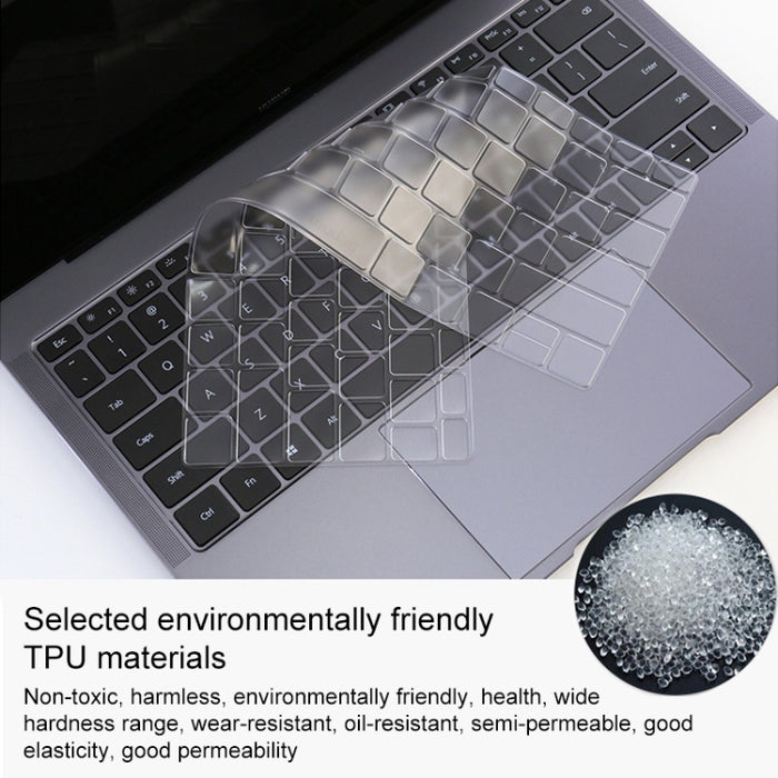Película protectora de teclado de computadora portátil de TPU transparente y a prueba de polvo