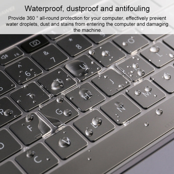 Película protectora de teclado de computadora portátil de TPU transparente y a prueba de polvo