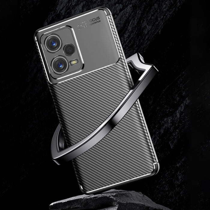 Funda de teléfono TPU a prueba de golpes con textura de fibra de carbono, For Xiaomi Redmi Note 12 China, For Xiaomi Redmi Note 12 Pro 5G China, For Xiaomi Redmi Note 12 Pro+ China