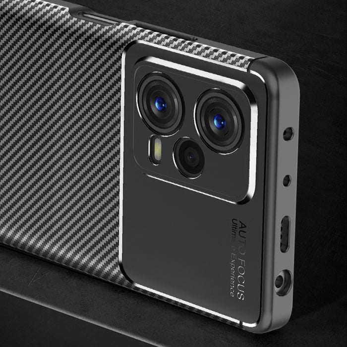 Funda de teléfono TPU a prueba de golpes con textura de fibra de carbono, For Xiaomi Redmi Note 12 China, For Xiaomi Redmi Note 12 Pro 5G China, For Xiaomi Redmi Note 12 Pro+ China