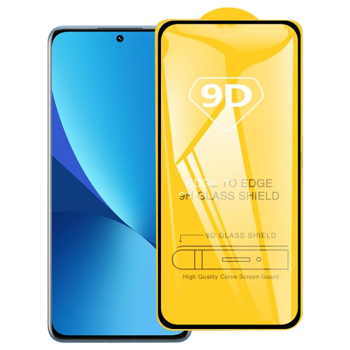 Película de vidrio templado de pantalla completa con pegamento completo 9D, For Xiaomi 13 (1 PCS)