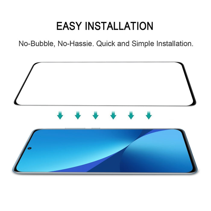 Película de vidrio templado con pegamento de borde de pantalla completa de borde curvo 3D, For Xiaomi 13 Pro (1 PC)