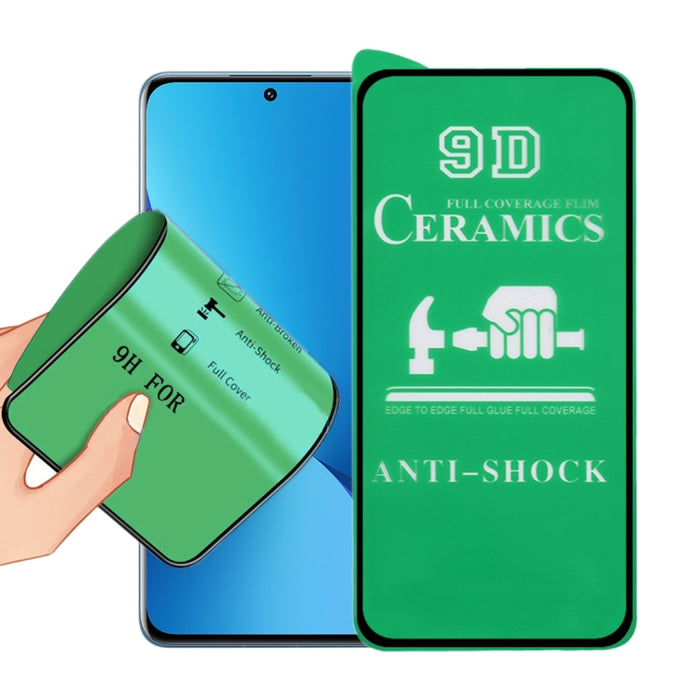 Película de cerámica de pegamento completo de pantalla completa 9D, For Xiaomi 13 (1 PC), For Xiaomi 13 Pro (1 PC)