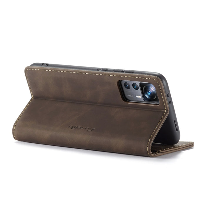 CaseMe 013 Estuche multifuncional de cuero con tapa horizontal para teléfono, For Xiaomi 12T / 12T Pro