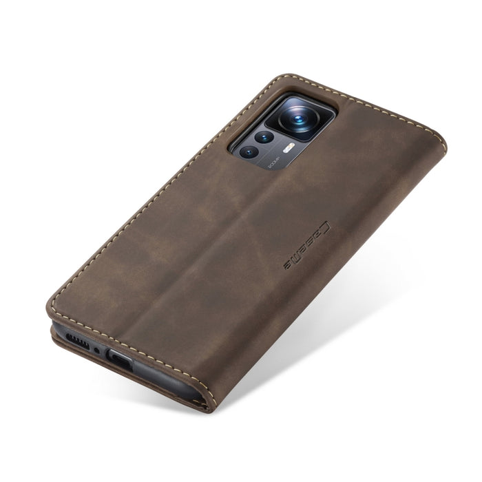 CaseMe 013 Estuche multifuncional de cuero con tapa horizontal para teléfono, For Xiaomi 12T / 12T Pro