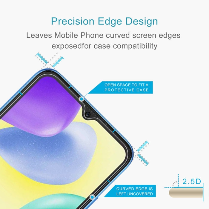 Película de vidrio templado 9H 2.5D de 0,26 mm, For OPPO A1 Pro / Reno8 T 5G (1 PC), For Xiaomi Redmi 11A (1 PC)