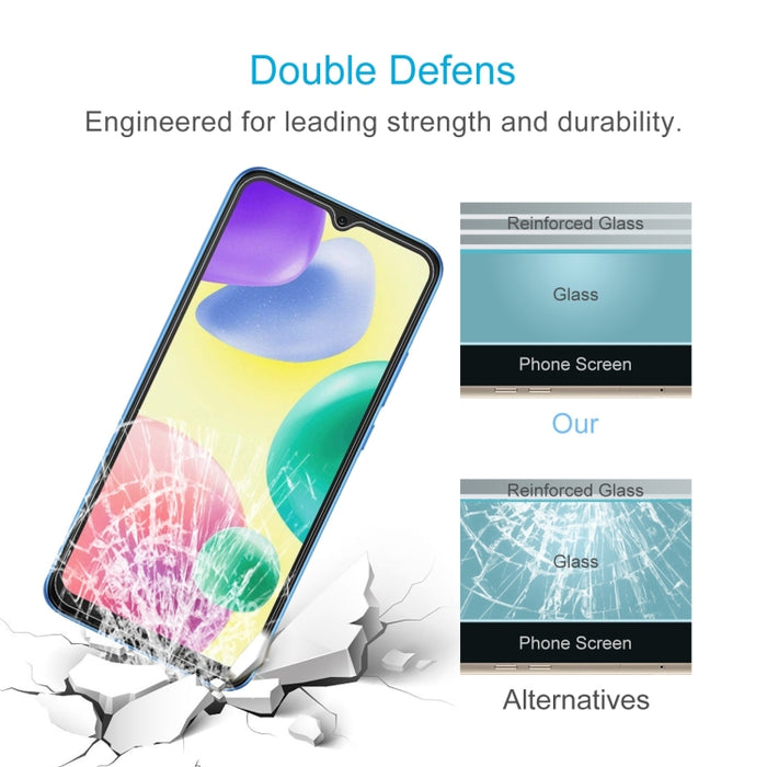 Película de vidrio templado 9H 2.5D de 0,26 mm, For OPPO A1 Pro / Reno8 T 5G (1 PC), For Xiaomi Redmi 11A (1 PC)