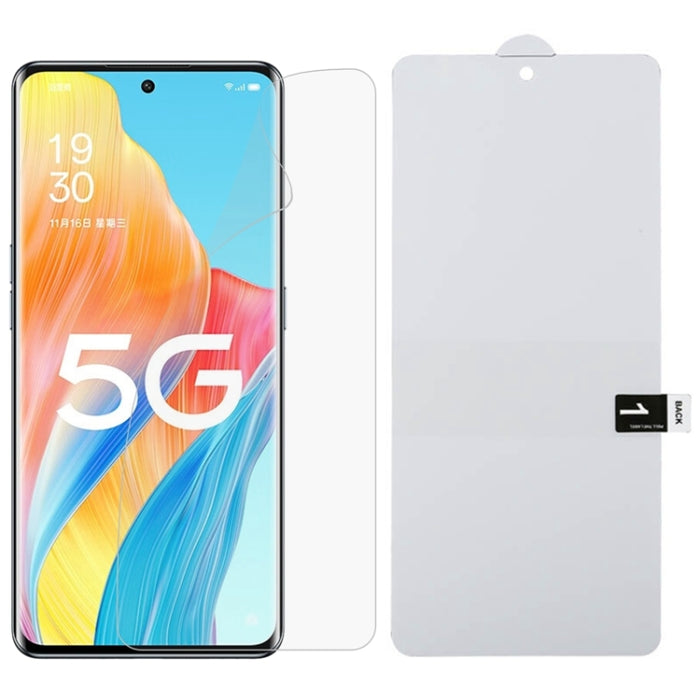 Protector de pantalla completa Película de hidrogel a prueba de explosiones, For OPPO A1 Pro / Reno8 T 5G (1 PC), For Xiaomi Redmi 11A (1 PC)
