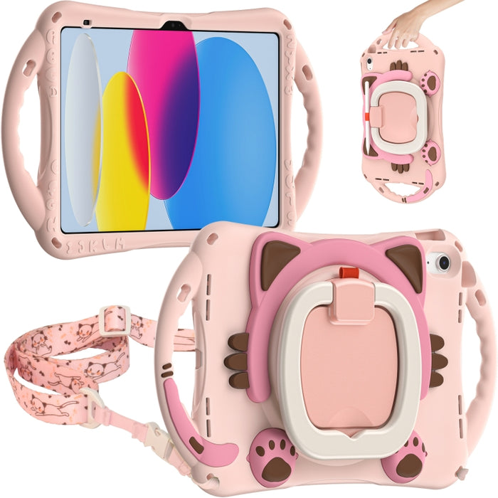 Estuche para tableta EVA a prueba de golpes Cute Cat King Kids