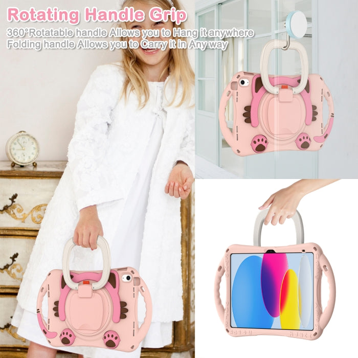 Estuche para tableta EVA a prueba de golpes Cute Cat King Kids