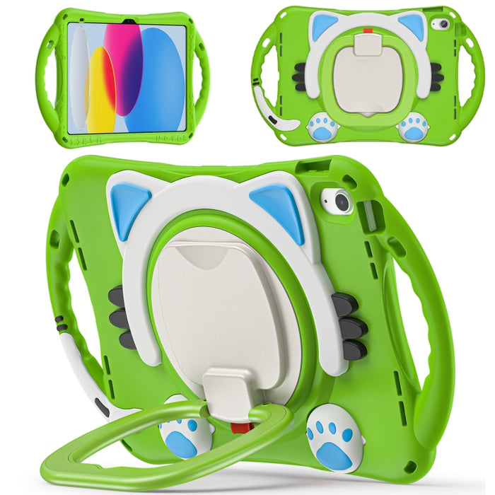 Estuche para tableta EVA a prueba de golpes Cute Cat King Kids