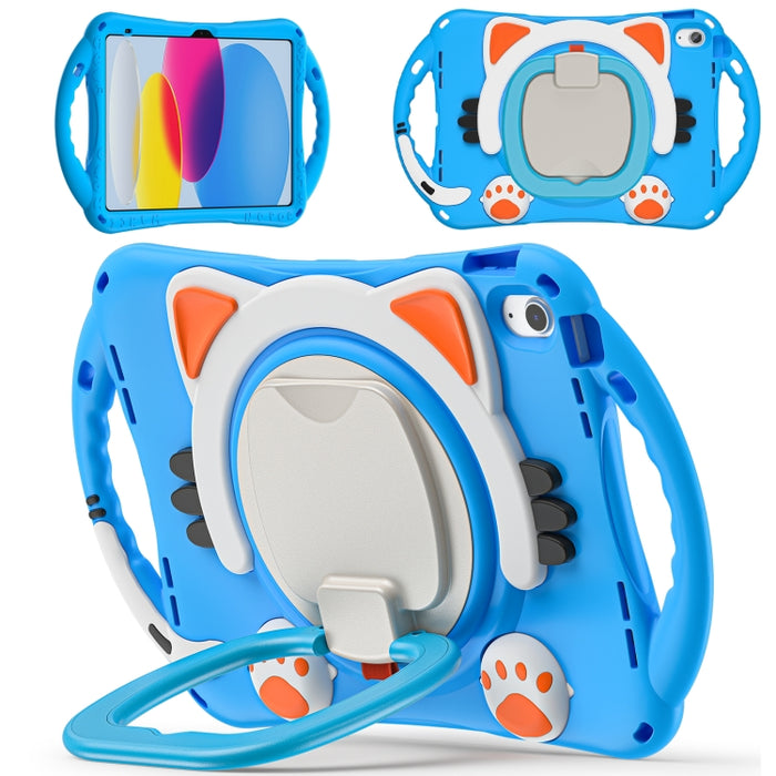 Estuche para tableta EVA a prueba de golpes Cute Cat King Kids