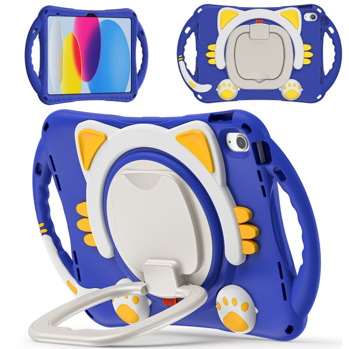 Estuche para tableta EVA a prueba de golpes Cute Cat King Kids