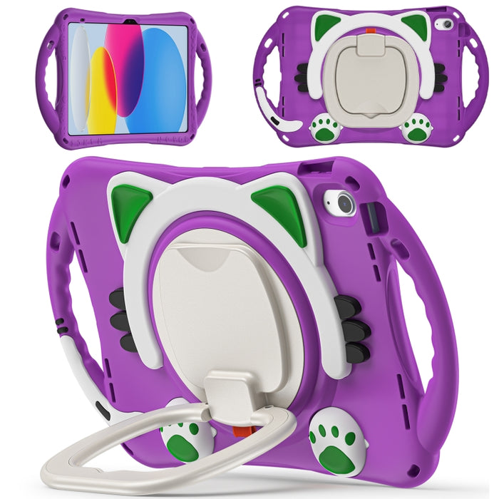 Estuche para tableta EVA a prueba de golpes Cute Cat King Kids