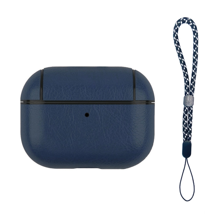 Estuche protector de cuero a prueba de golpes para auriculares inalámbricos con cordón