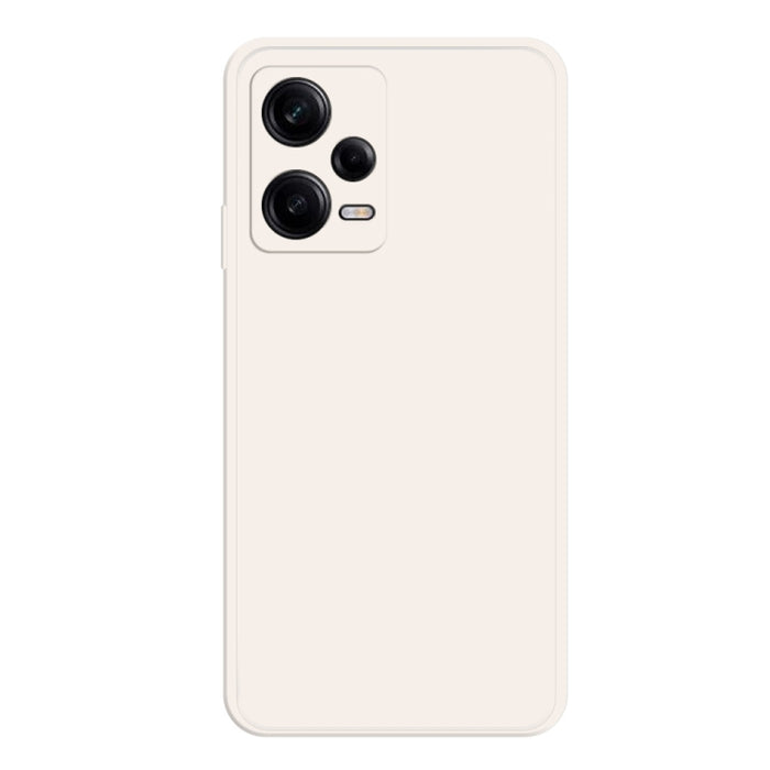 Estuche para teléfono de borde recto de silicona líquida de imitación, For Xiaomi Redmi Note 12 China, For Xiaomi Redmi Note 12 Pro 5G China, For Xiaomi Redmi Note 12 Pro 5G Global, For Xiaomi Redmi Note 12 Pro+ China