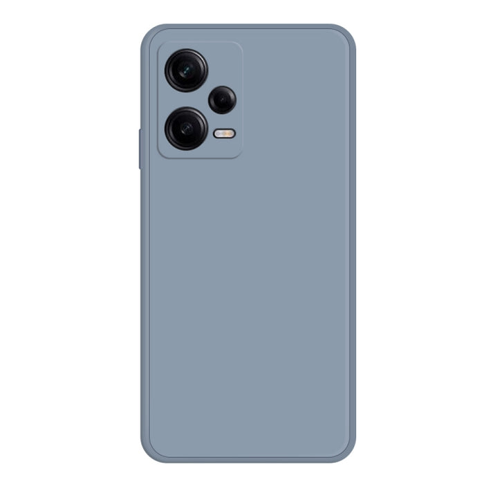 Estuche para teléfono de borde recto de silicona líquida de imitación, For Xiaomi Redmi Note 12 China, For Xiaomi Redmi Note 12 Pro 5G China, For Xiaomi Redmi Note 12 Pro 5G Global, For Xiaomi Redmi Note 12 Pro+ China