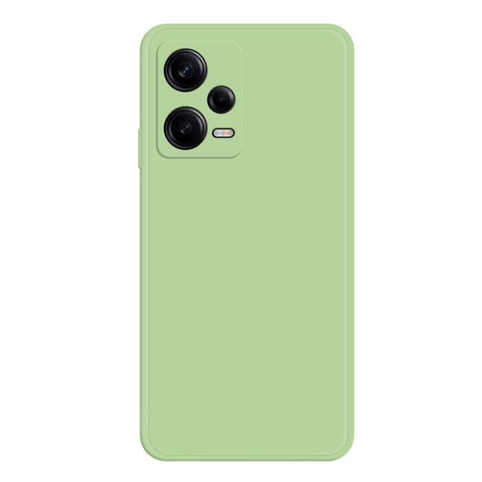 Estuche para teléfono de borde recto de silicona líquida de imitación, For Xiaomi Redmi Note 12 China, For Xiaomi Redmi Note 12 Pro 5G China, For Xiaomi Redmi Note 12 Pro 5G Global, For Xiaomi Redmi Note 12 Pro+ China