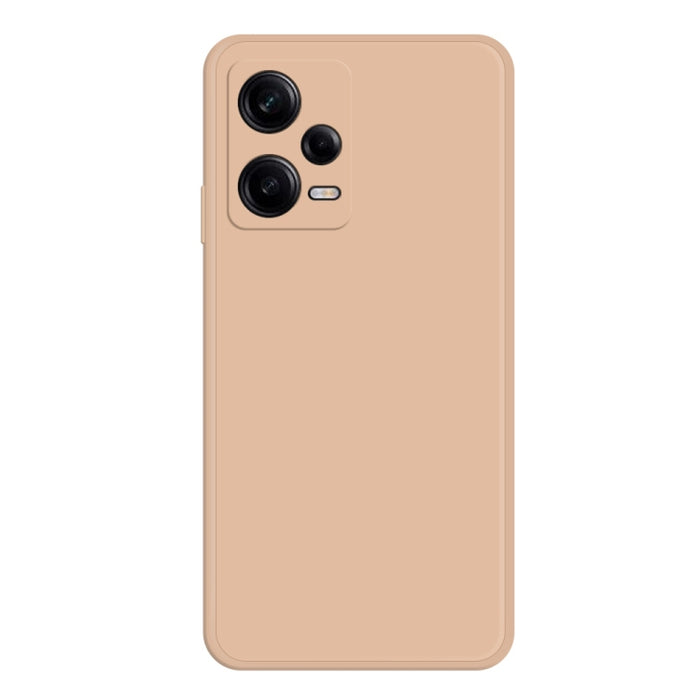 Estuche para teléfono de borde recto de silicona líquida de imitación, For Xiaomi Redmi Note 12 China, For Xiaomi Redmi Note 12 Pro 5G China, For Xiaomi Redmi Note 12 Pro 5G Global, For Xiaomi Redmi Note 12 Pro+ China