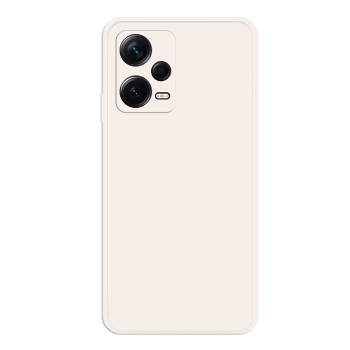 Estuche para teléfono de borde recto de silicona líquida de imitación, For Xiaomi Redmi Note 12 China, For Xiaomi Redmi Note 12 Pro 5G China, For Xiaomi Redmi Note 12 Pro 5G Global, For Xiaomi Redmi Note 12 Pro+ China