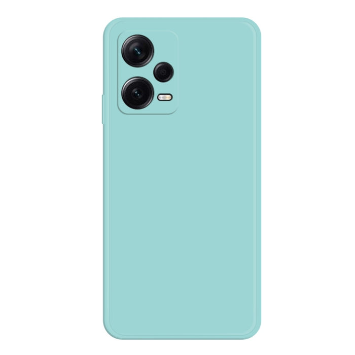 Estuche para teléfono de borde recto de silicona líquida de imitación, For Xiaomi Redmi Note 12 China, For Xiaomi Redmi Note 12 Pro 5G China, For Xiaomi Redmi Note 12 Pro 5G Global, For Xiaomi Redmi Note 12 Pro+ China