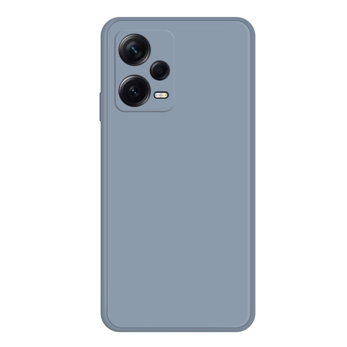 Estuche para teléfono de borde recto de silicona líquida de imitación, For Xiaomi Redmi Note 12 China, For Xiaomi Redmi Note 12 Pro 5G China, For Xiaomi Redmi Note 12 Pro 5G Global, For Xiaomi Redmi Note 12 Pro+ China