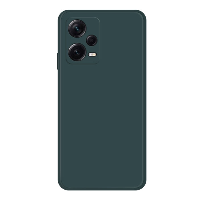 Estuche para teléfono de borde recto de silicona líquida de imitación, For Xiaomi Redmi Note 12 China, For Xiaomi Redmi Note 12 Pro 5G China, For Xiaomi Redmi Note 12 Pro 5G Global, For Xiaomi Redmi Note 12 Pro+ China