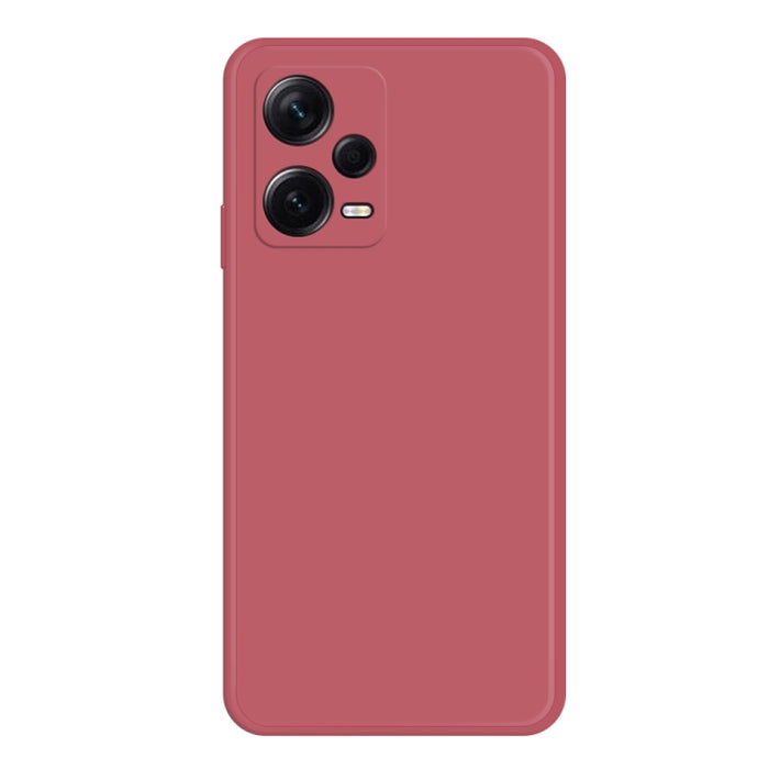 Estuche para teléfono de borde recto de silicona líquida de imitación, For Xiaomi Redmi Note 12 China, For Xiaomi Redmi Note 12 Pro 5G China, For Xiaomi Redmi Note 12 Pro 5G Global, For Xiaomi Redmi Note 12 Pro+ China