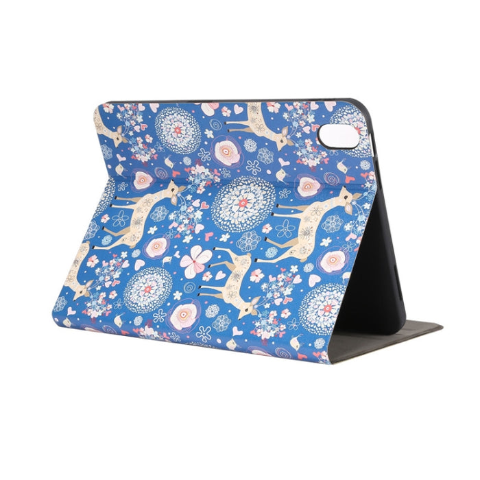 Estuche inteligente para tableta con ranura para bolígrafo de voltaje pintado