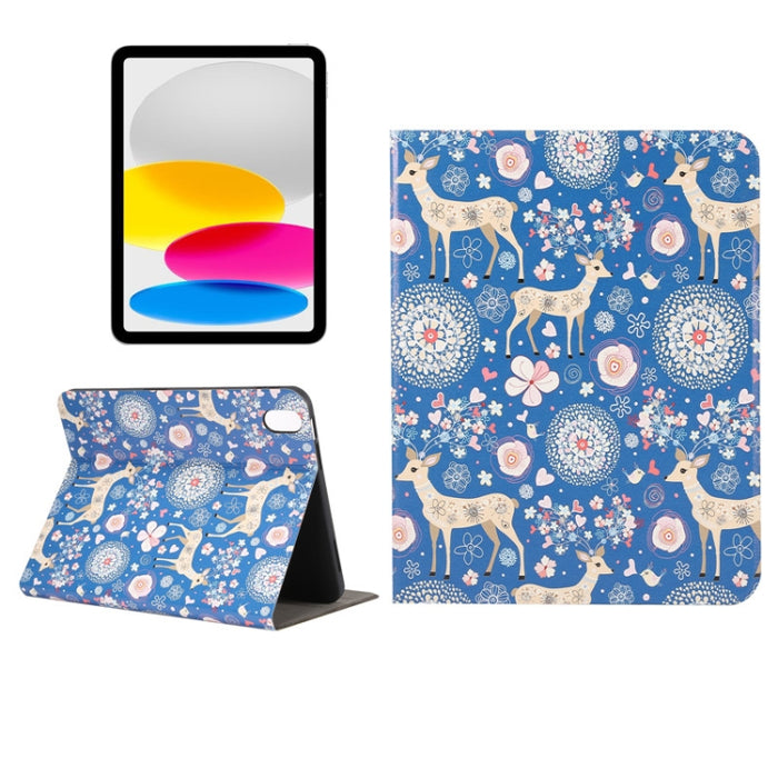 Estuche inteligente para tableta con ranura para bolígrafo de voltaje pintado