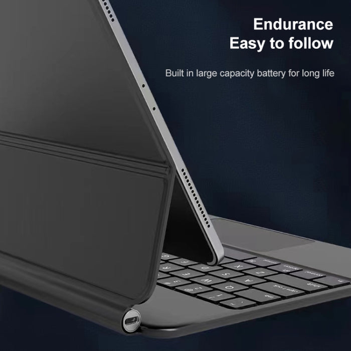 Estuche de cuero para teclado Bluetooth con panel táctil