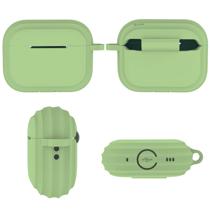 Estuche para auriculares a rayas a prueba de golpes