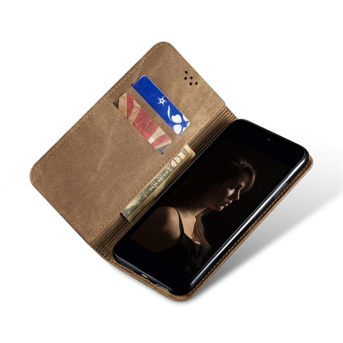 Estuche para teléfono de cuero con textura de mezclilla, For Xiaomi Redmi Note 12 China, For Xiaomi Redmi Note 12 Pro 5G China, For Xiaomi Redmi Note 12 Pro+ China