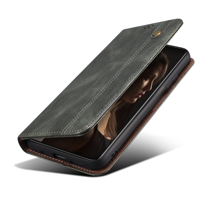 Caja de teléfono de cuero con textura de caballo loco de cera de aceite, For Xiaomi Redmi Note 12 China, For Xiaomi Redmi Note 12 Pro 5G China, For Xiaomi Redmi Note 12 Pro+ China